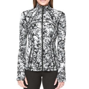 COPY - RARE Lululemon Define Jacket in Night Garden Ice Grey Black